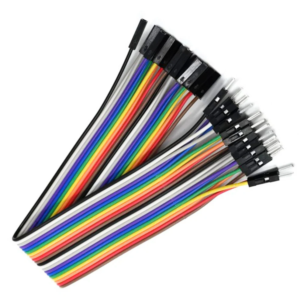Male to Female Jumper Wires (20cm) (20pcs)