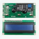 16x2 LCD Display (Blue Backlight) with IIC/I2C interface