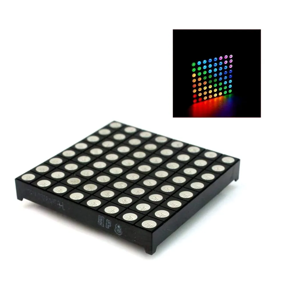[EMTRGB4002] 8×8 RGB 64 LED Dot Matrix Display Module